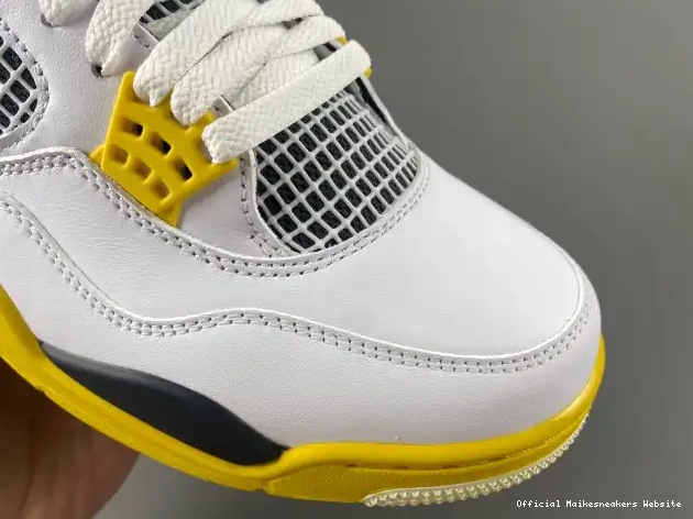 Official Maikesneakers Vivid WNNS 4 Jordan Air AQ9129-101 Sulfur 0329
